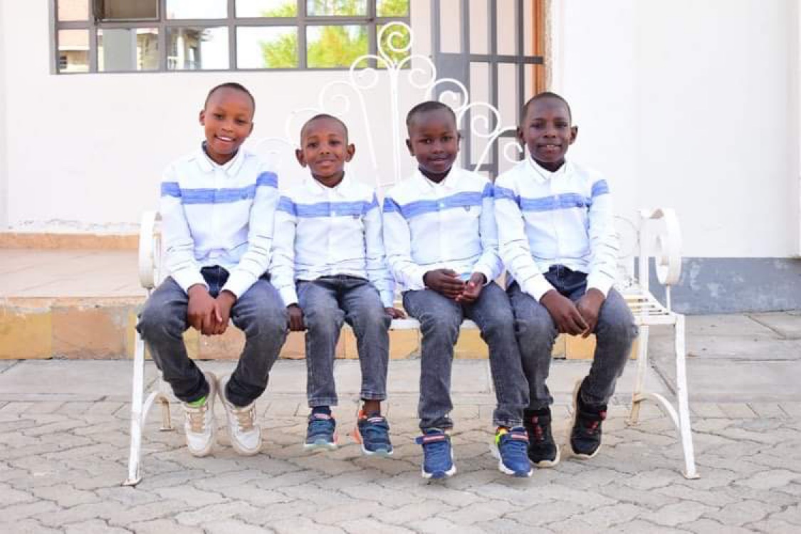 Young Kenyan boys who are benefiting from the Life4Kids program