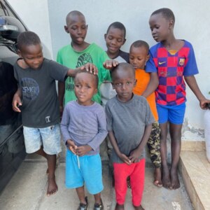 Two newest members of Life4Kids with other kids